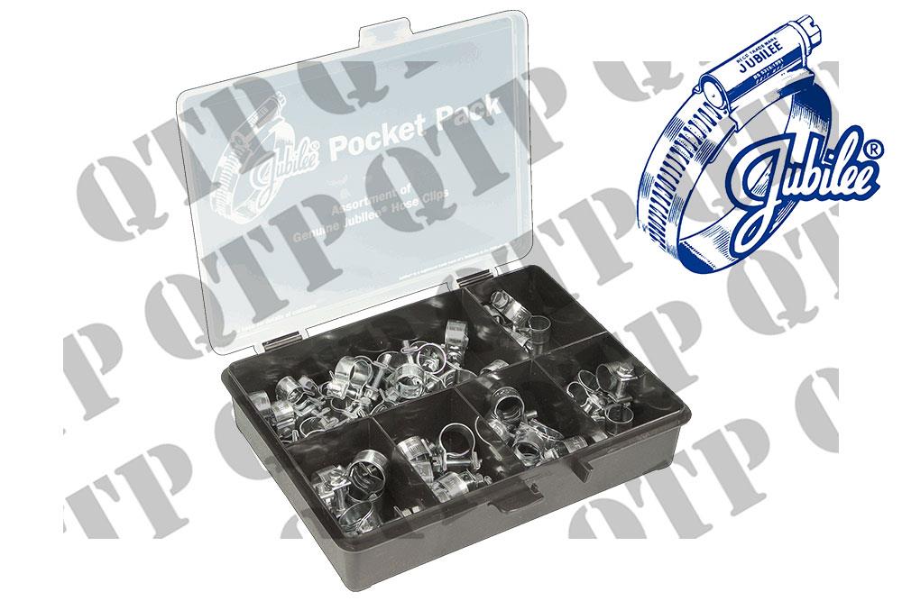 Jubilee Clip Junior Pocket Pack Size NB0709 NB0810 NB0911 NB1315 NB1012 NB1214 NB1113 NB1416 54 Pieces