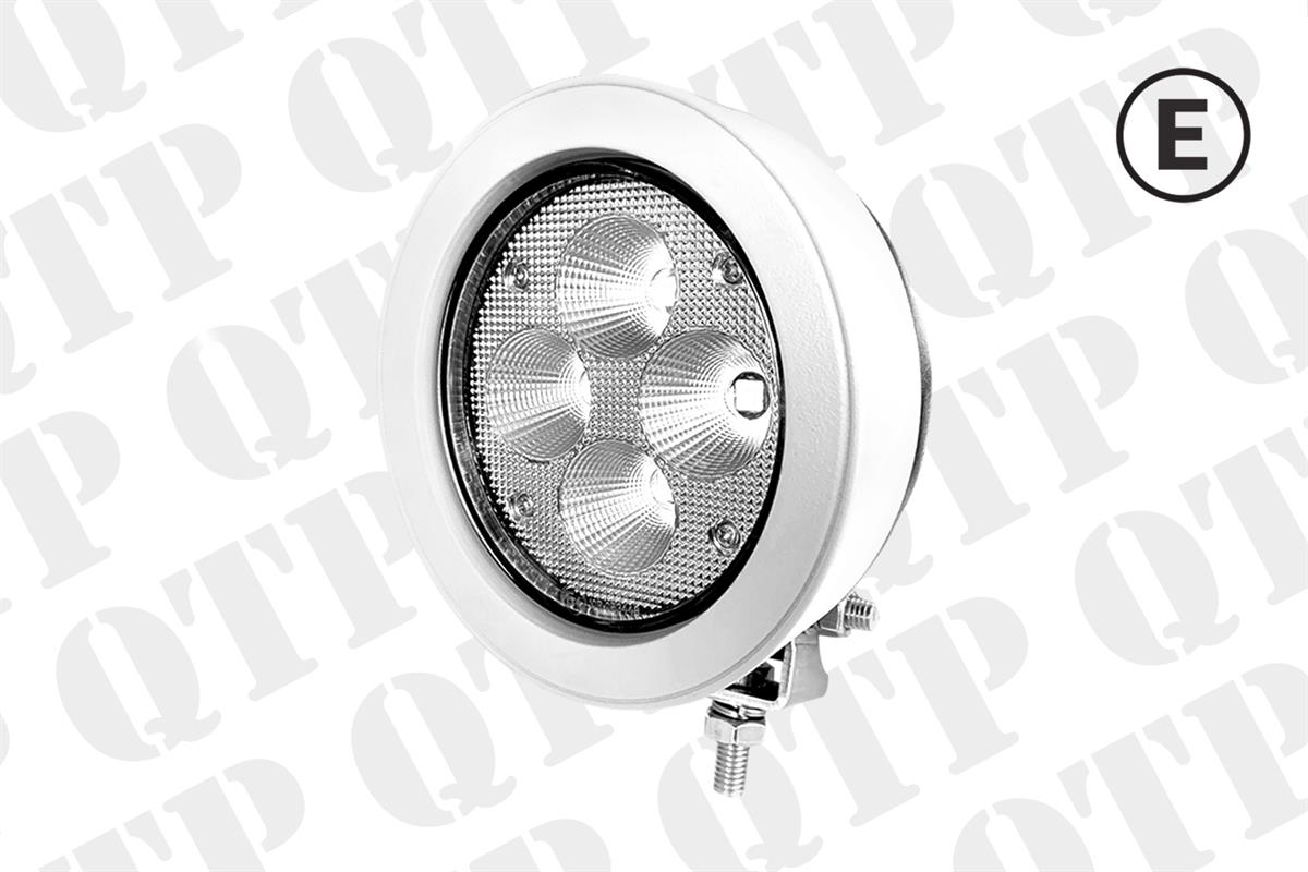 Work Lamp John Deere 6020 6030 LED Light: 40W LED - 4500 lumens theoretical - 3300 lumens operational RE233263, AL150478, AL202742, RE567623, RE219708, AL205375, AL202743, AL175529, AL175528, AL174341