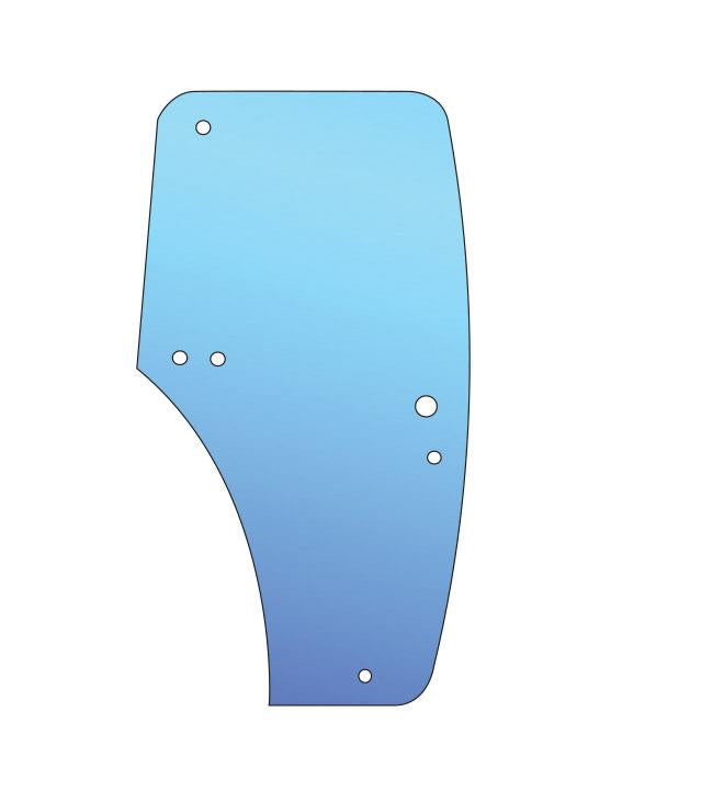 Glass John Deere 5020S 5M 5R Door RH - R198625