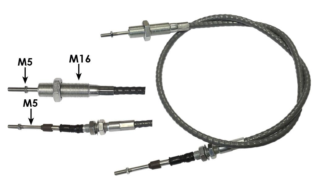 Cable Quicke Loader Threaded Ends 2.4mtr - 5020314