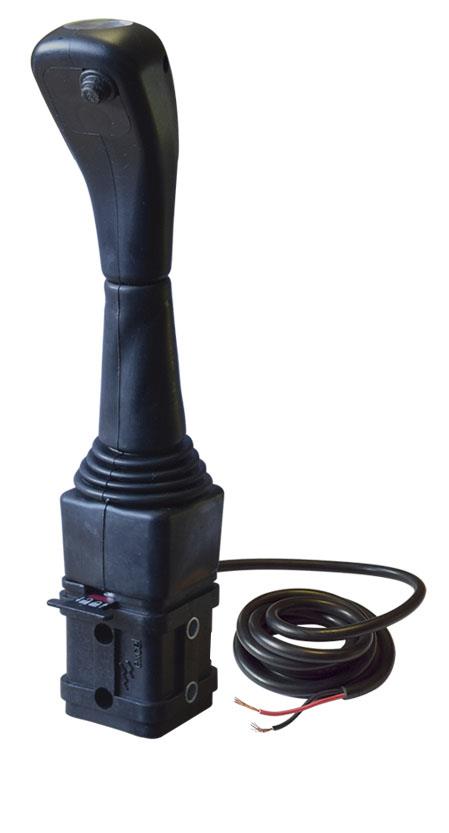Joystick Lever with Button & Cable Fitted. Info: 51146 Knob C/O Switch. 51278 Joystick Push Button with Waterproof Cover. 51966 Joystick Lever Ball