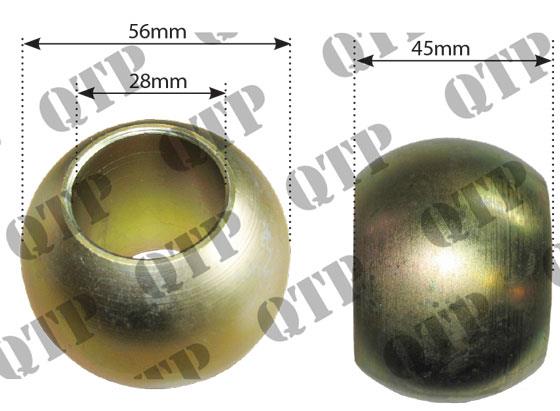 Lower Link Ball Cat 2/2 Quick Release CBM End **Suits CBM &  3050 - 3095** 3050 3060 3065 3070 3075 3085 3095 ID 28mm OD 56mm Width 45mm , S33005 , VLE6143