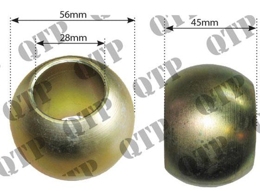 Lower Link Ball Cat 2/2 Quick Release CBM End **Suits CBM &  3050 - 3095** 3050 3060 3065 3070 3075 3085 3095 ID 28mm OD 56mm Width 45mm , S33005 , VLE6143