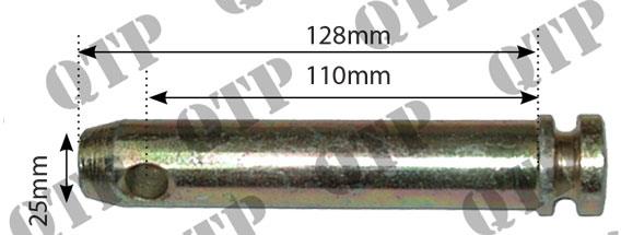 Top Link Pin  CAT 2 ,  4 5/16' Working 110mm Working Length 110mm , S81