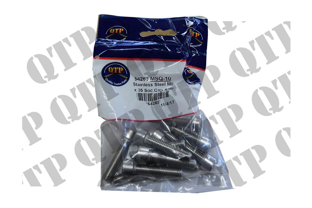 Stainless Steel M8 x 35 Soc Cap Screw ** to suit Norma Exhaust Clamps **