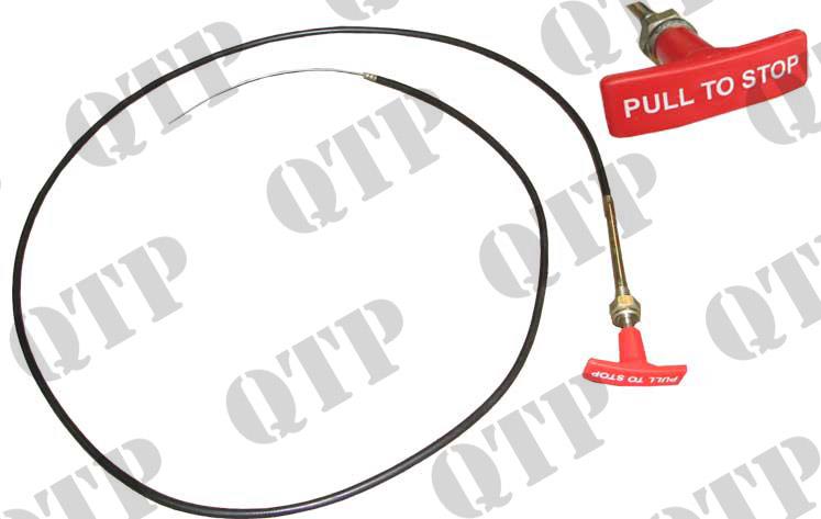 Stopper Cable Red T Handle 1.5mtr Info:1.5mtr Thread Diameter: 9mmOverall Length: 2000mm