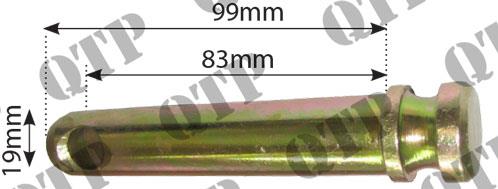 Top Link Pin 20D Cat 1 - Short 76mm Also David Brown 990 996 1390
