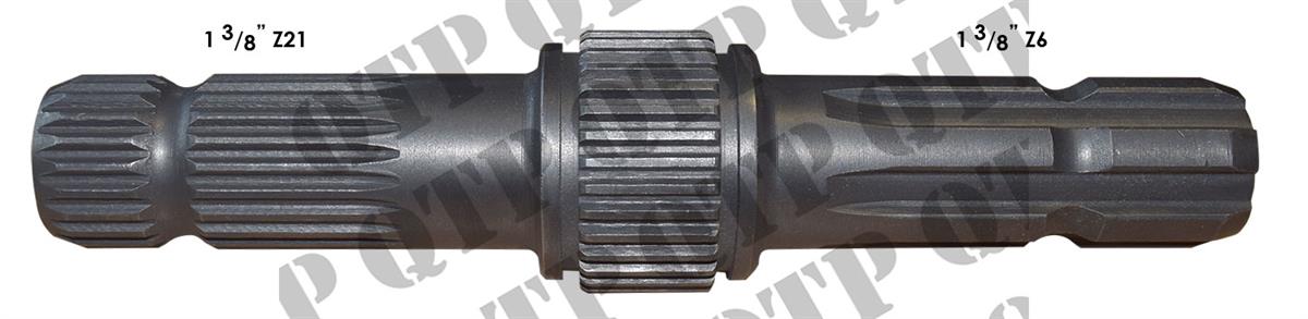 PTO Shaft John Deere Series Reversible 540/1000 6020 6030 7030 6M 6R 6J 7R 7J Series** 21 Spline 1 3/8" & 6 Spline - 235 Long **  - L173283 R125087