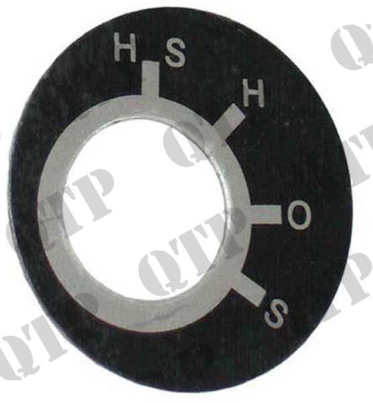 Badge - Ignition Switch Positions 35