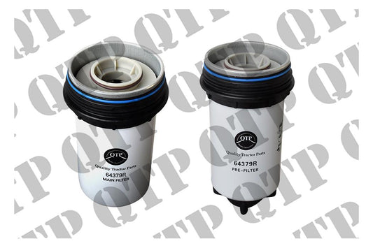 Fuel Filter Kit Massey Ferguson 5600 6600 7600 Series Fendt 200 300 Vario & Vario SCR Series Valtra / Valmet N T S Series -V837079695, V837091436, V837091129, 837079718, 440H9310, 5309493, 837091128 V837079555, V837079718, V837079556, V837079726,