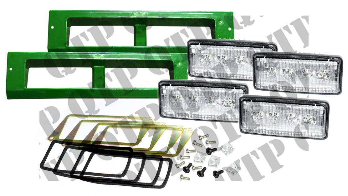 Roof Lamp Kit LED John Deere 6000 6010 LED - 12 Volt 55 Watt R161288, RE37450, L102378, L101854