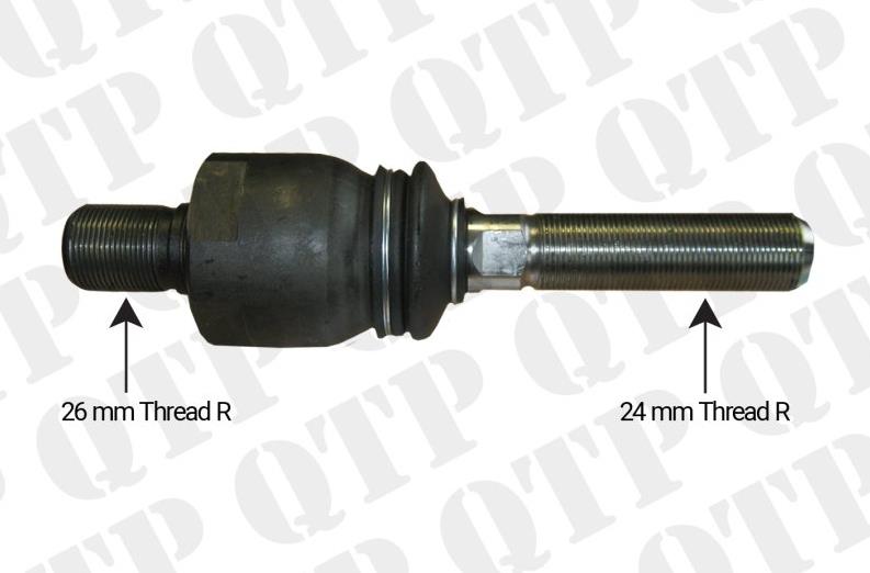 Ball Joint John Deere 20 30 4 Cyl Inner Info: John Deere 6020 & 6030 series 4-cylinder models. Dana 733 Axle**Measurements**M26 X 1.5 RH Ram side M24 X 1.5 RH Track Rod side- AL161341, S58755,