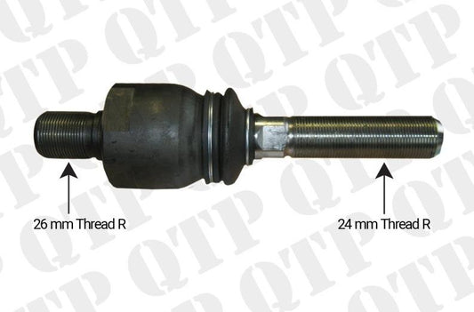 Ball Joint John Deere 20 30 4 Cyl Inner Info: John Deere 6020 & 6030 series 4-cylinder models. Dana 733 Axle**Measurements**M26 X 1.5 RH Ram side M24 X 1.5 RH Track Rod side- AL161341, S58755,