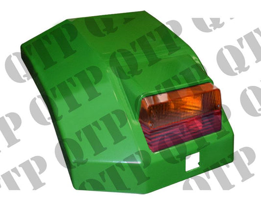 RH Rear mudguard extension Kit suitable for John Deere 6000 and 6010 series tractors. Info: **Without slot for registration plate****Complete with lamp** - L79259, AL112964