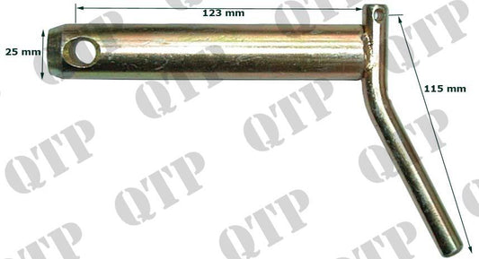Top Link Pin CAT 2 c/o Handle