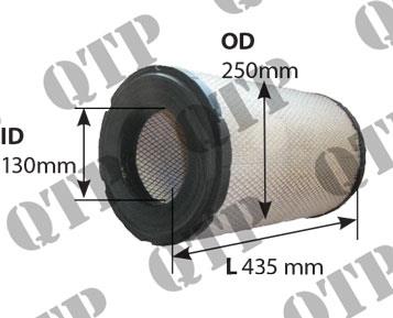 Air Filter Ford TM175 TM190 Outer * Inner Air Filter is 41646 * S73467, 82034433, AF26349, 82027573