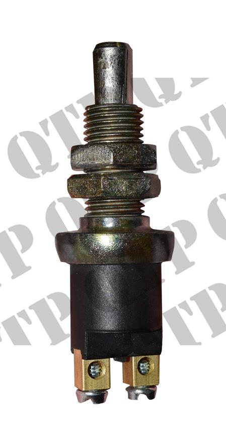 Brake Light Switch Ford 3000 5000 Silver Contact (Super Q Cab) ** ON when pressed ** 81829234, D4NN13480A