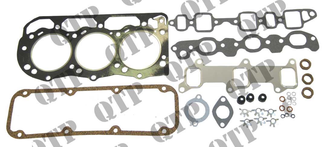 Head Gasket Set Ford 3610 4110 4600 4610 ** 2055 has Genuine Head Gasket ** ** Kit 2055 **S.65293, S65293, 24/71-23, 81811096, 81813948, 81819541, 82845201, 82845204, 87295267, C5NE6051J, C7NN6051E, C7NN6051S, CFPN6008B, C7NN6051S