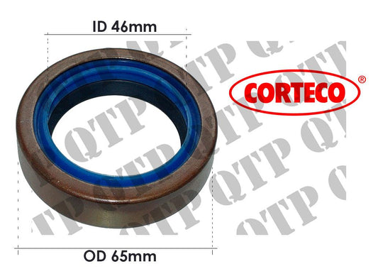 Axle Seal ZF Ford APL345 46 x 65 x 15.7 * - AL61448, 04368536, F198300020320, 81288C1, 83959483, ZP0750110134, AL39338