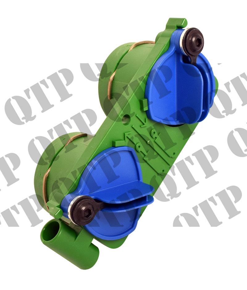 Cover Quick Release Coupling John Deere R M 30 Series With Leak Off Blue ** Kit is 58327 **- AL177681