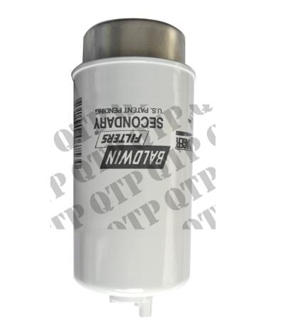 Fuel Filter John Deere 6 Cyl Premium 6020's Secondary (151mm Long) NORMAL FLOW 2 MICRON 6.0" LENGTH Round End - RE509032, VPD6116, BF509032, S.73681, 60/111-240, S73681