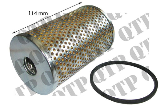 Engine Oil Filter 35 135 Paper Fordson Major Dexta 114mm Long 71mm OD 1883258M91 , S65278 , 957E6731B , 894976M91