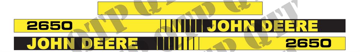 Decal Kit John Deere 2650 * - L59282, L59283, L65349