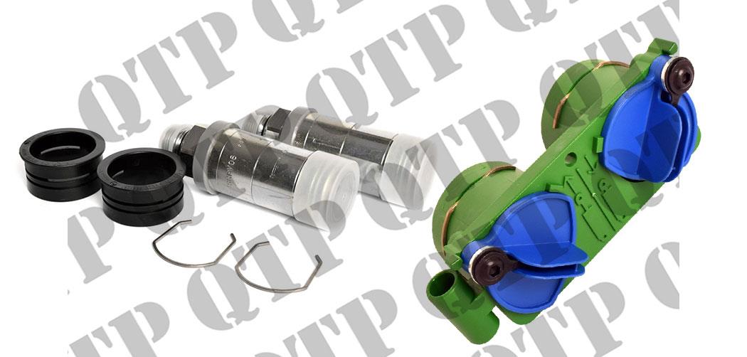 Quick Release Coupler Kit 6030 Series 6R 6M Series With Blue Leak Off Cover