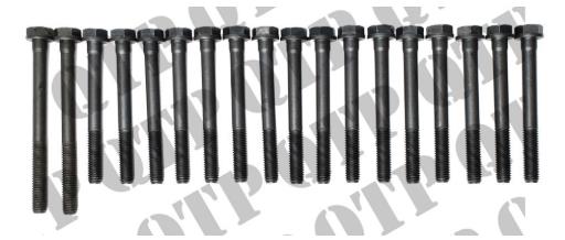 Screw Kit Cylinder Head John Deere 6430 Contains 16 pieces of R85363 and 2 pieces of R534091