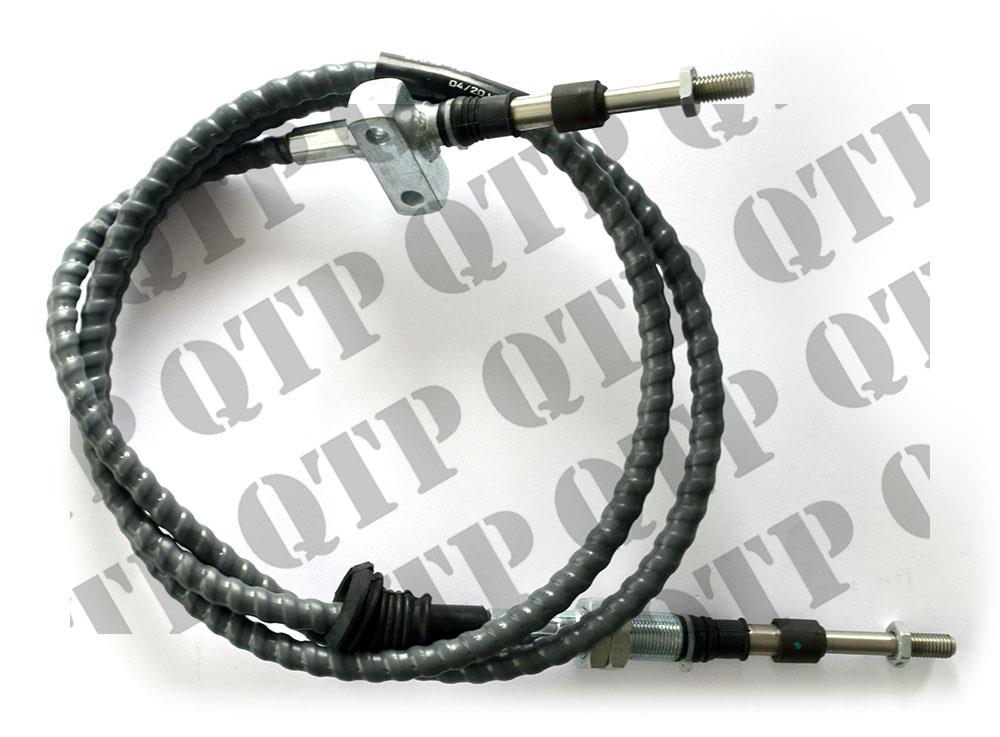 Cable Range Control Black Ford New Holland TS100A - TS135A Plus Delta T6010 - T6070 Plus After Serial Number D5513 10mm Thread 2200mm , - 82036116