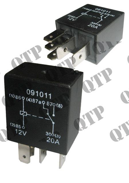 Relay John Deere 6000 Head Lamp Micro , *AL76702, 82023238, 84543528, , H312900020060, , H404900020060