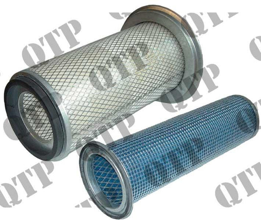 Air Filter Kit Ford 6635 TL70 80 90 100 F ** Outer 41045  Inner 41044 ** F25341, 1931168, VPD7317, 1931169, VPD7073, AF25978, 0.010.2173.0, 0.013.9979.0, 1021730, 1399790, 1930605, 1931168,