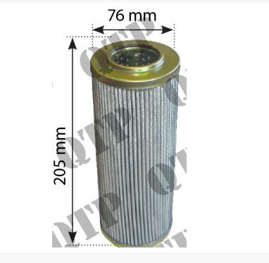Hydraulic Filter 3600 6100 8100 Also fits 6200 6400 8200 Length 205mm John Deere 10 20 Short *59946 is G Hydraulic Filter* - AL112936, AL203060 3618662M1, 3618662M2, 3902287M1, 72508048, P164166, HF30262, HF7070, HF30262, ACW5110990