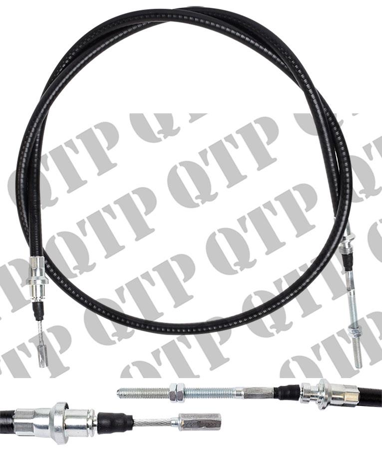 Hand Brake Cable Ford 40 TS RH 72" Long TS90 - TS115 (LH cable 404802) Length 72’’ , S57440 , VPM6632 , 81868998 ,81871896 ,82016965 ,83999906 , E9NN2853DC