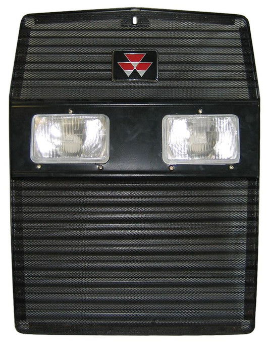 Grill Kit Massey Ferguson 300 Series - Grill & Light & Badge - 710mm Long - 1695426M96, 1693943M93, 3701634M91