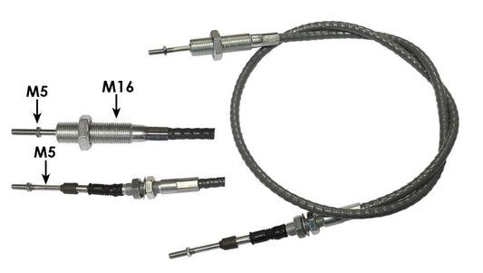 Cable Quicke Loader Threaded Ends 2.4mtr - 5020314