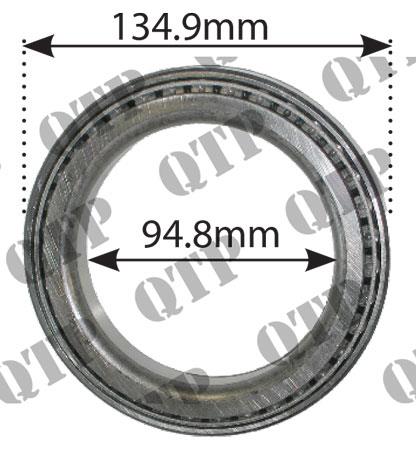 Front Hub Bearing 94.8x134.9MM - 1966169C1, 47539809, JL819349/10 , S7754 , 5136951