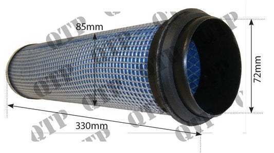 Air Filter Inner Deutz Agro Star 6.11 D06 Series D07 Series DX Series DX6 Series DX AB ** Outer is 1673 ** - 02379163, 04308836 S.76678, S76678, VPD7084, 04308836, AES2697, CR9729, 02379163, P778131