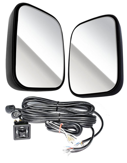 Mirror Kit Heated with Electrical Adjustment and Cables c/w Mirror Control    MF/ CNH *** Replacement Mirror 53748***