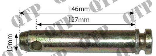 Top Link Pin Cat 1 4.75" Working Length: 127m ,* S77