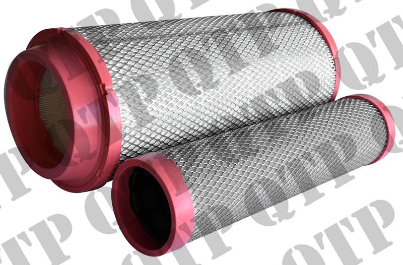 Air Filter Kit 4200 - 373.8mm Long Suits John Deere 5620 5720 5820 Made up from 6772 & 6773 Massey Ferguson 4200 Series John Deere 5020 Series - 3901475M1, 3901476M1,  6773, 6772, 04415905, 055124R1, 4235895M1, F117200090010,
