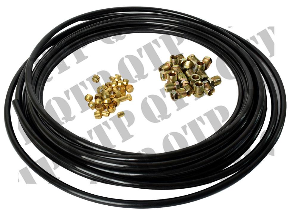 Fuel Line Pipe 5/16 Repair Kit Includes 10 mtr Hose Olives Fittings And Inserts